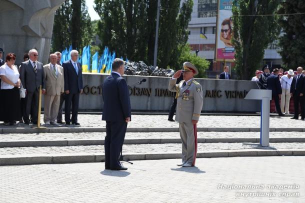 Урочистості в НАВС за участю Президента України (ВІДЕО)