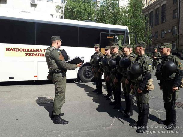 Військовослужбовці столичного факультету НГУ на охороні публічного порядку