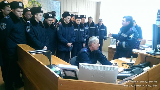 Зустріч курсантів з працівниками Управління ДАІ МВС України в Київській області