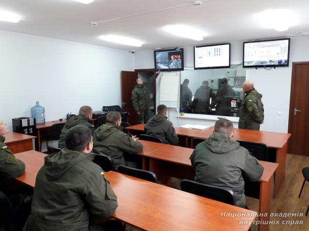 Виїзні заняття курсантів факультету підготовки фахівців для Національної гвардії України