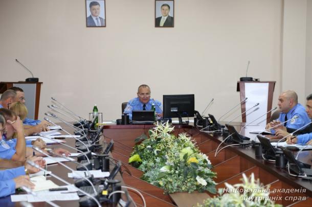 У Національній академії внутрішніх справ відбулось перше відеоселекторне засідання ректорату