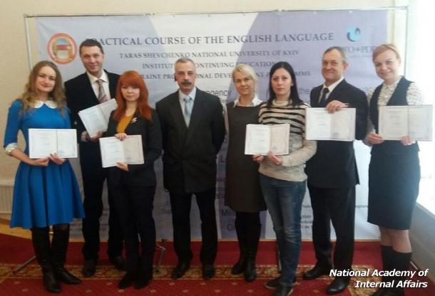 Successful completion of advanced English language course