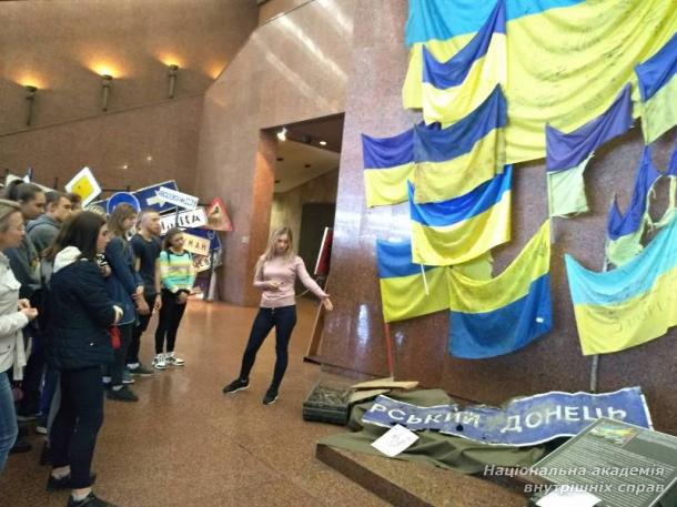 Практичне заняття для курсантів-першокурсників у Національному музеї історії України у Другій світовій війні