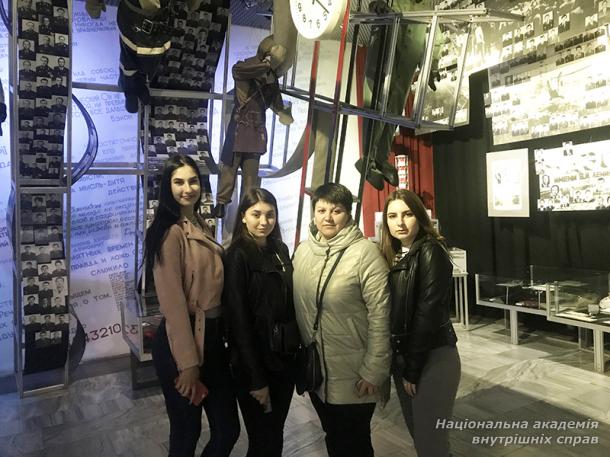 Відвідування здобувачами вищої освіти НАВС Національного музею «Чорнобиль»