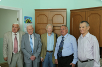 Ветерани Національної академії привітали з днем народження Голову Солом’янської Ради ветеранів Фото