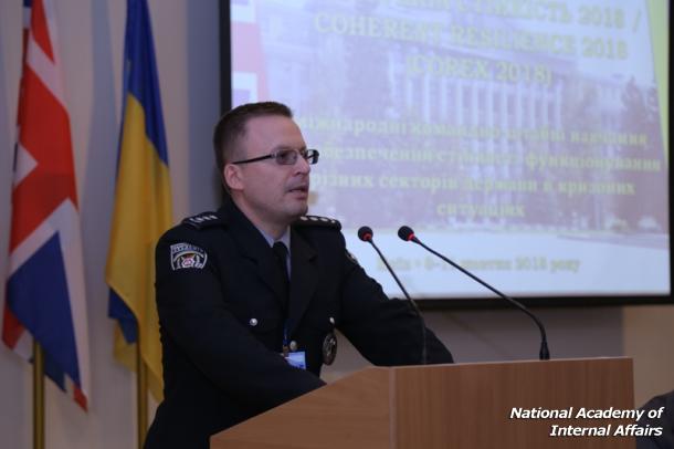 Command-and-staff training began at the National Academy of Internal Affairs with the support of the British Embassy