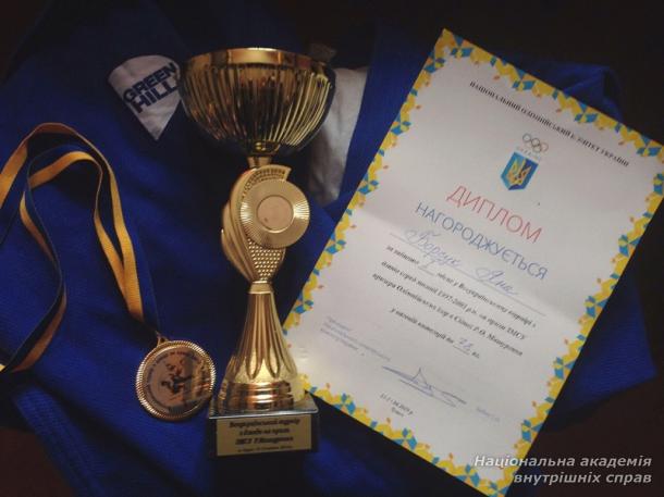 Участь студентки НАВС у змаганнях всеукраїнського турніру з дзюдо 