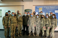 Бінарне заняття з військової підготовки з представником Головного управління Національної гвардії України Фото