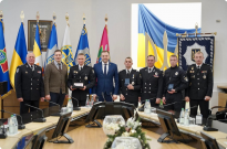 Minister of Internal Affairs Denis Monastyrskyi has given departmental awards to athletes of the National Academy of Internal Affairs Фото