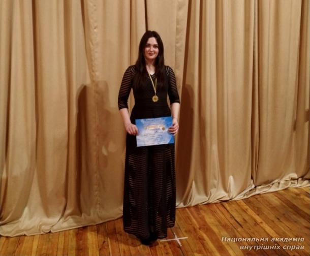 Студентка НАВС здобула перемогу  у Всеукраїнському фестивалі-конкурсі мистецтв   «В ОБІЙМАХ ЧАСУ» 
