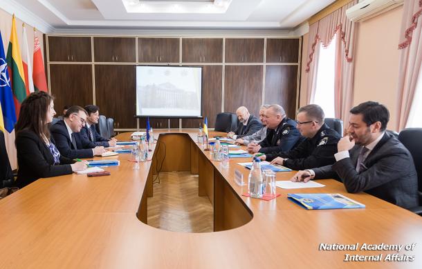 Working meeting of the leadership of the National Academy of Internal Affairs with representatives of the Council of Europe